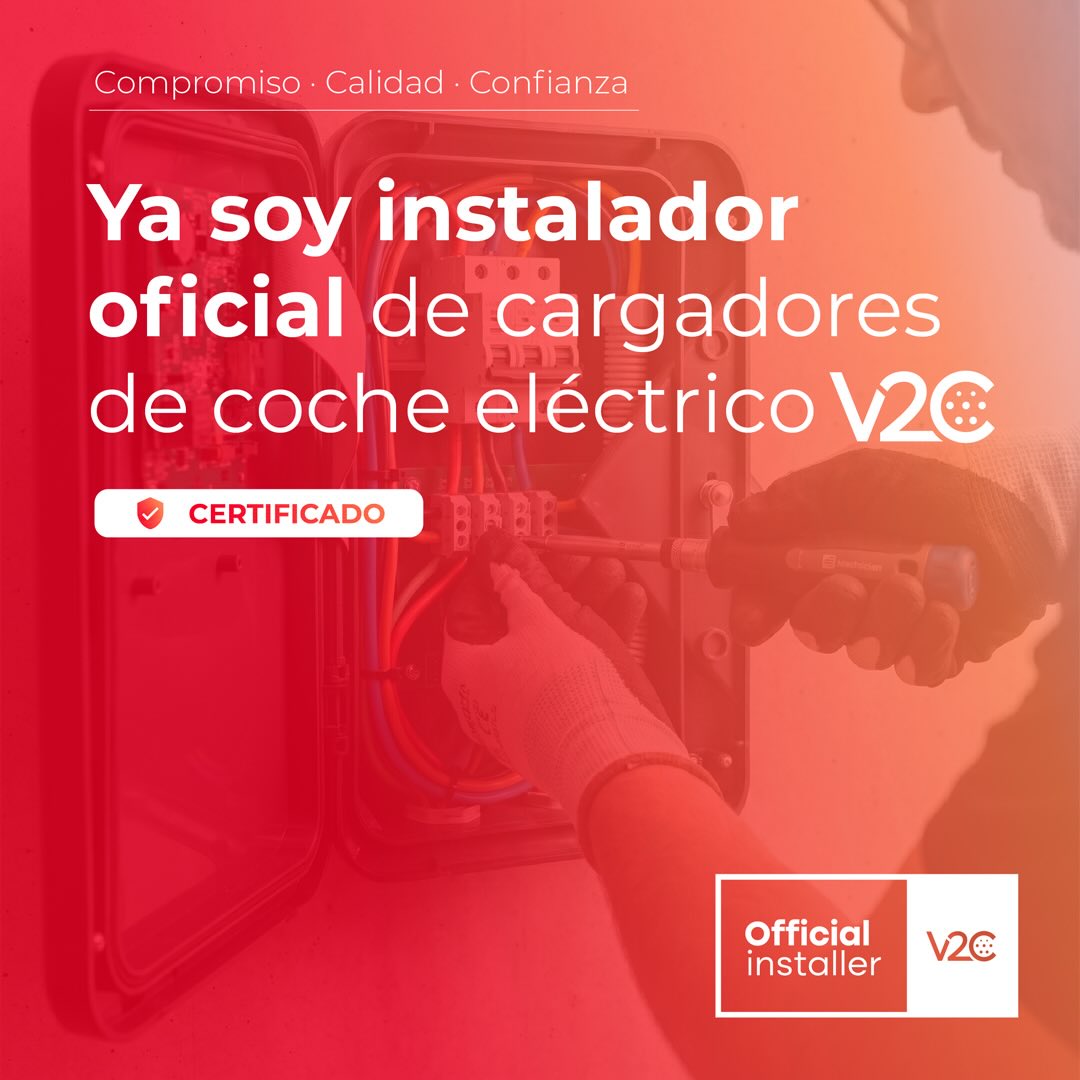 Certificado de instalador oficial V2C